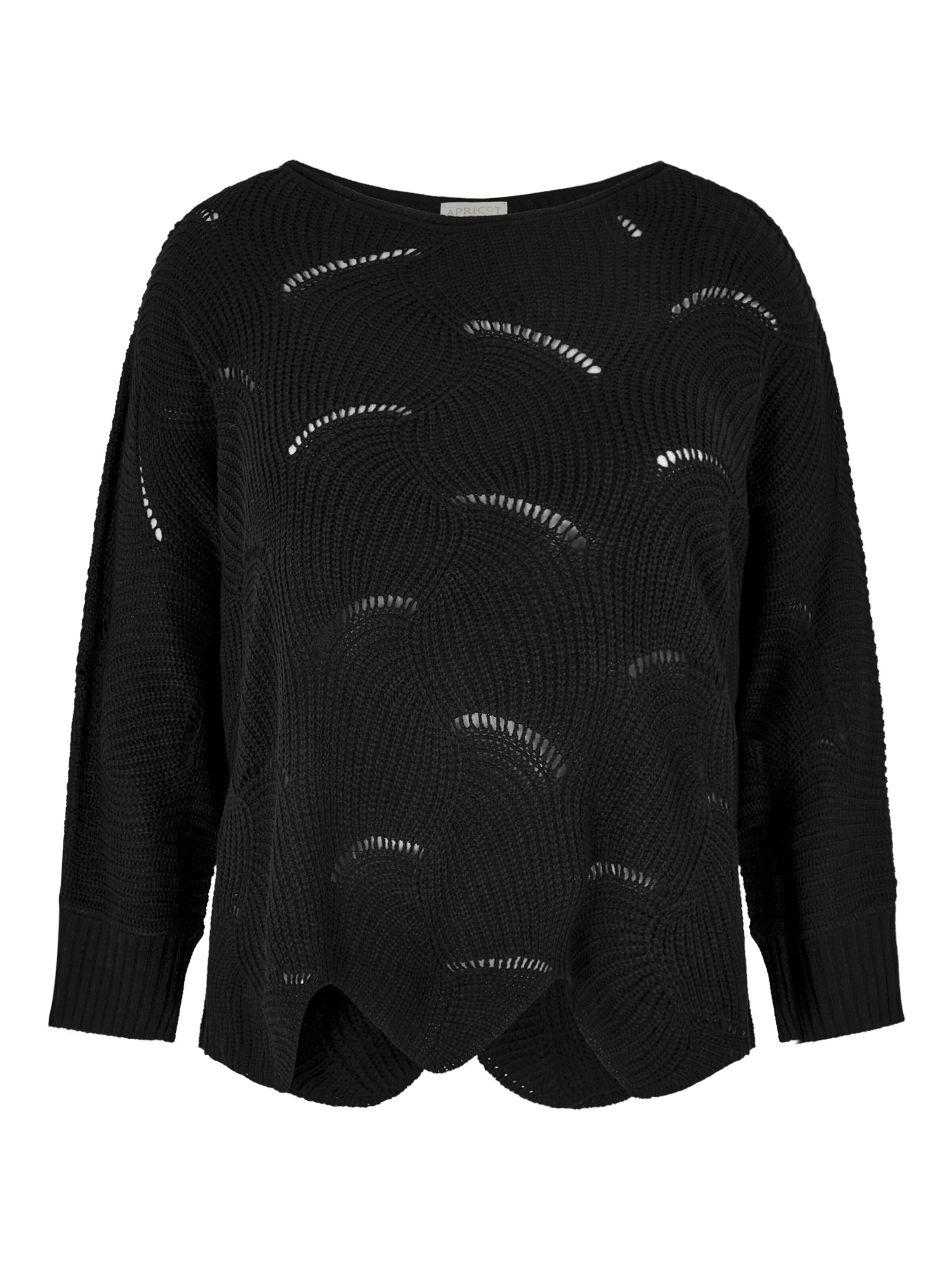 Apricot Pullover in Schwarz: Vorderseite