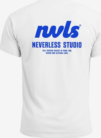 Neverless Shirt 'NVLS Studio' in White: front
