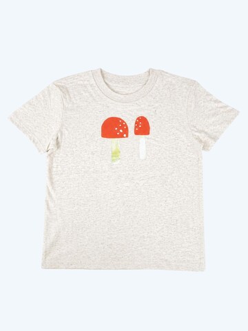 MelaDi Shirt 'Pilze' in White: front