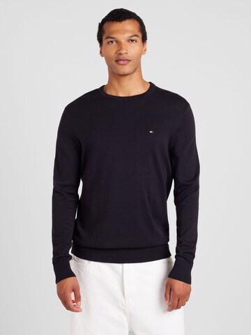 TOMMY HILFIGER Свитер 'ESSENTIAL' в Черный: спереди