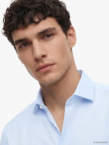 TOMMY HILFIGER Slim Fit Hemd in Blau