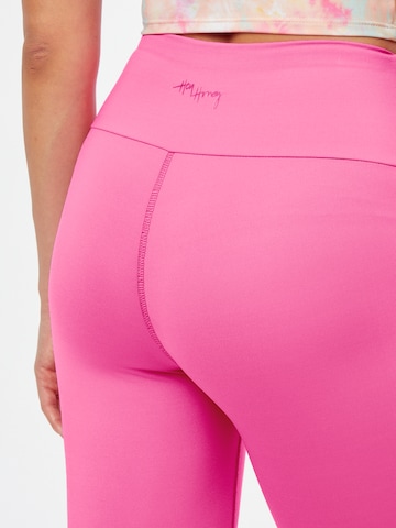 Hey Honey Skinny Workout Pants in Pink