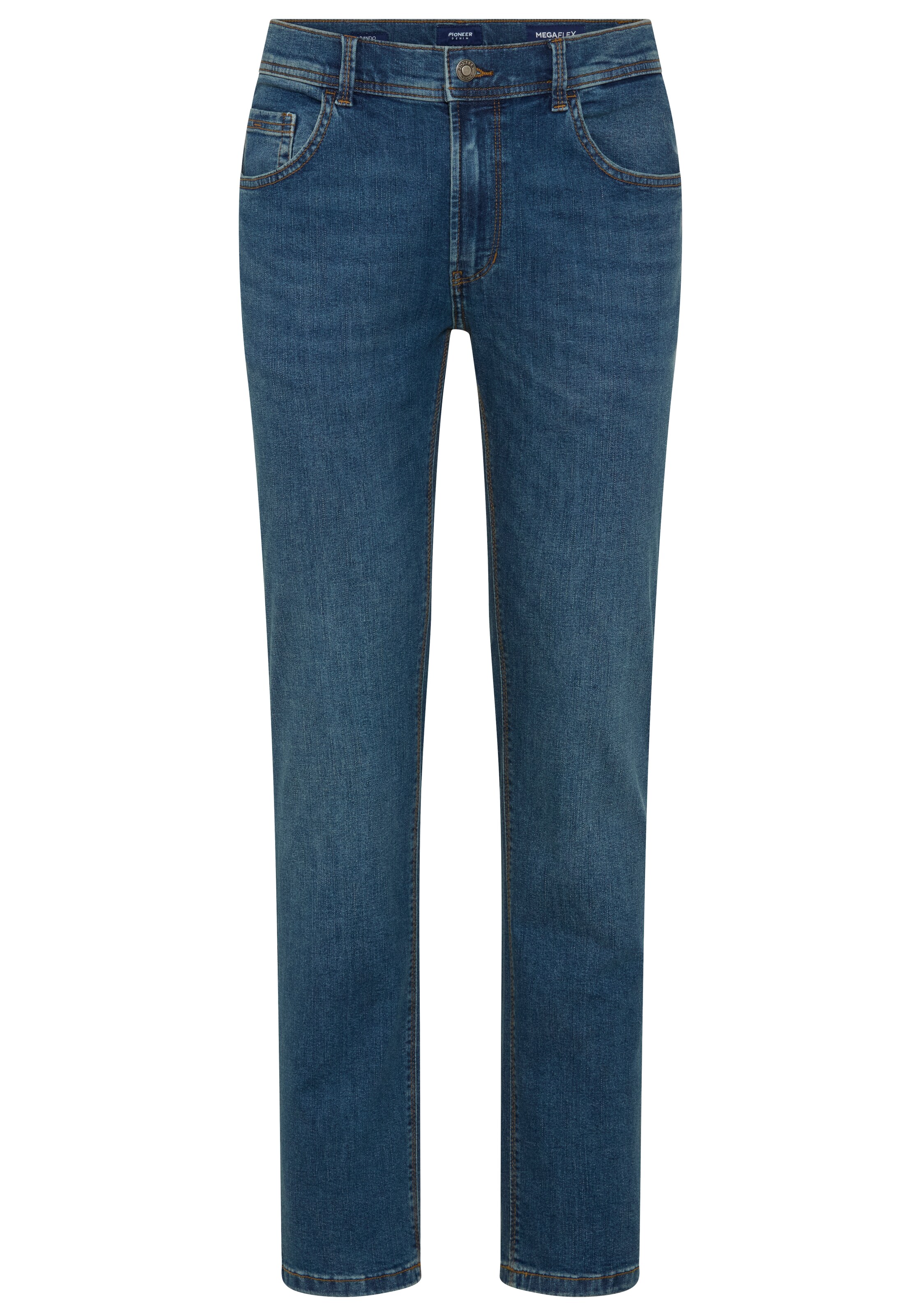 Pioneer Authentic Jeans Regular Jeans in Blue: front