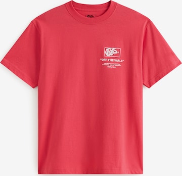 VANS Футболка 'Stacked Hi' в Красный: спереди