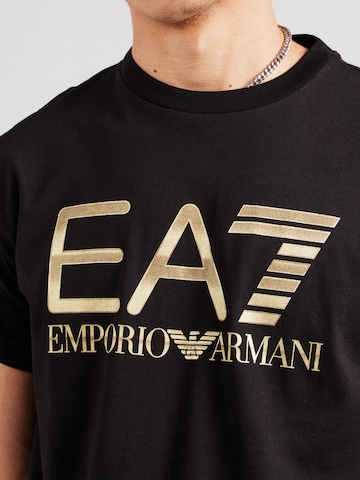 Tricou de la EA7 Emporio Armani pe negru