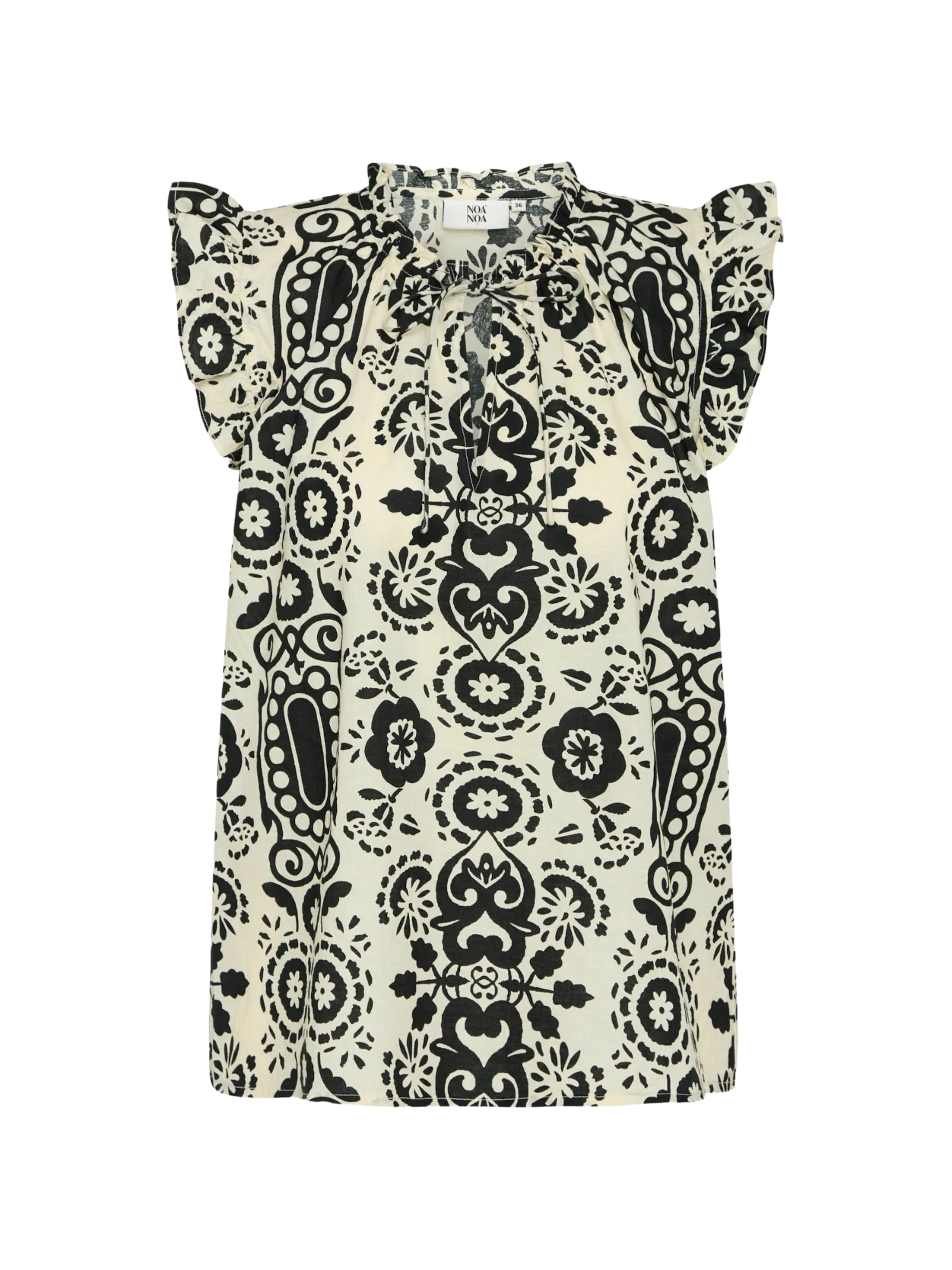 T-shirt ' AnnieNN ' Noa Noa en noir : devant