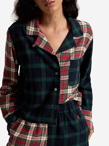 Polo Ralph Lauren Pyjama ' Crop & Boxer - Cozy Flannel ' in Gemengde kleuren