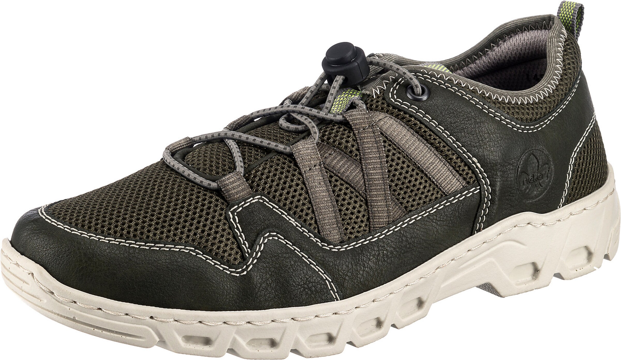 Rieker Sneakers in Green: front