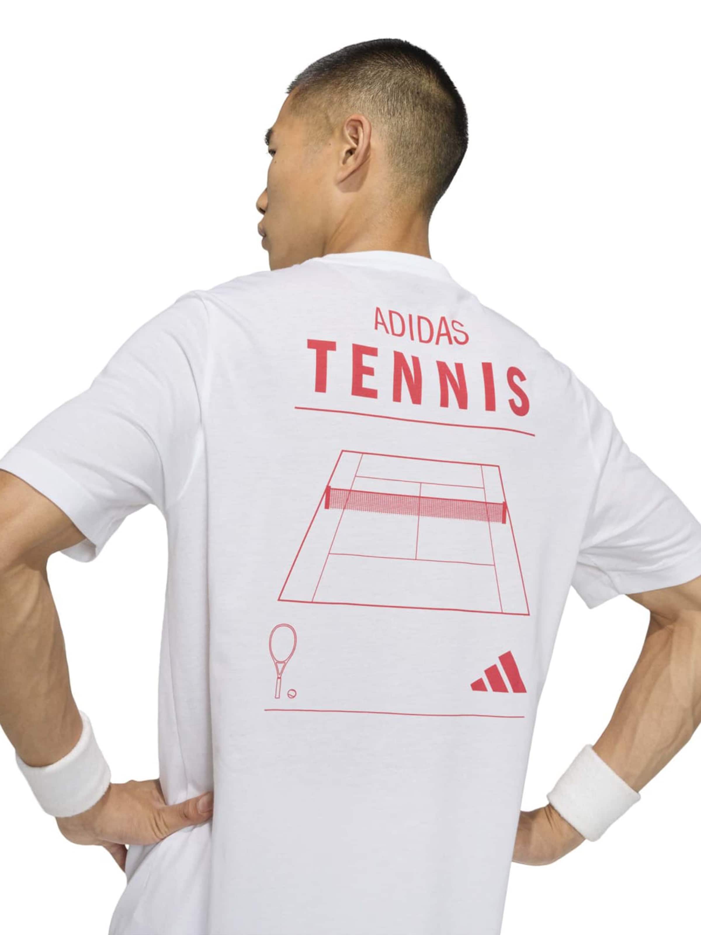 Tricou funcțional de la ADIDAS PERFORMANCE pe alb