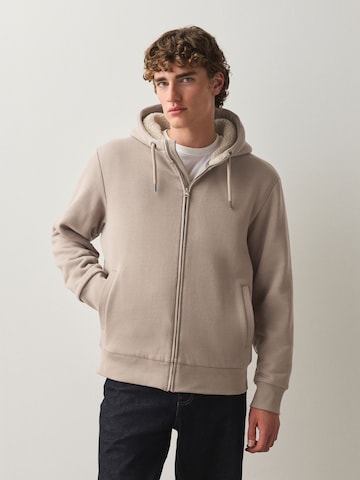 Next Sweatjakke i beige