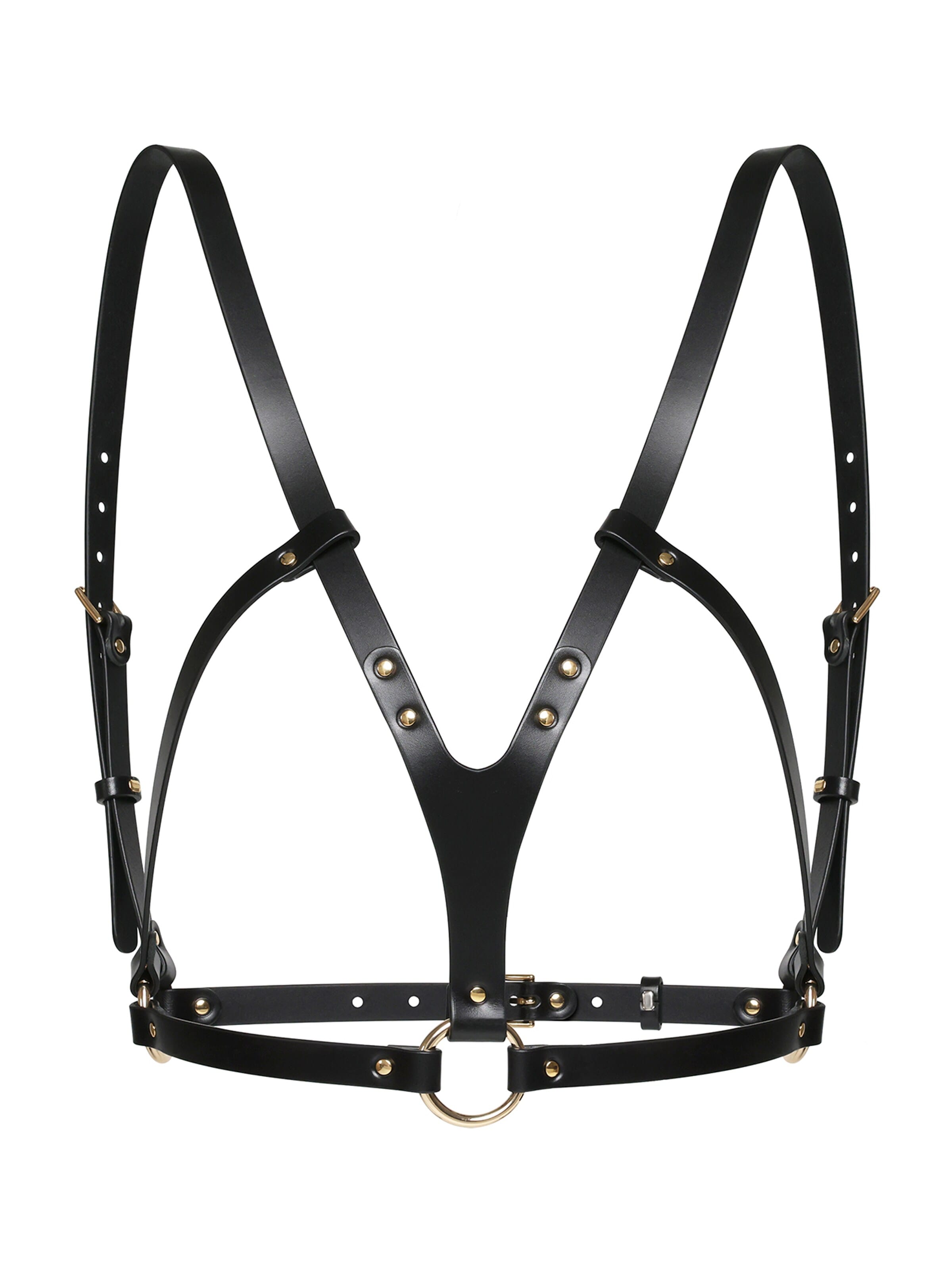 Haute Cuir Gürtel 'Elara'‌‌‌‌‌‌ in Schwarz: Vorderseite