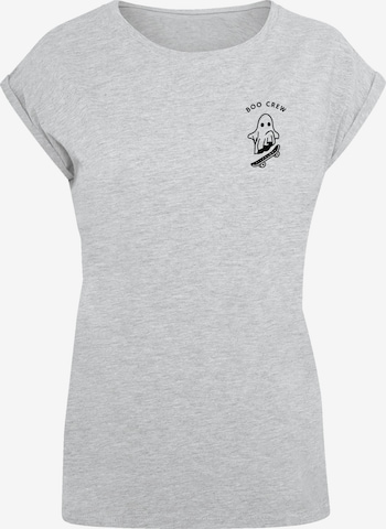 F4NT4STIC Shirt 'Boo Crew' in Grau: Vorderseite