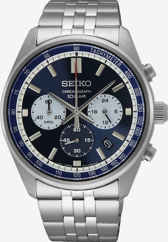 SEIKO Analoguhr in Silber: predná strana