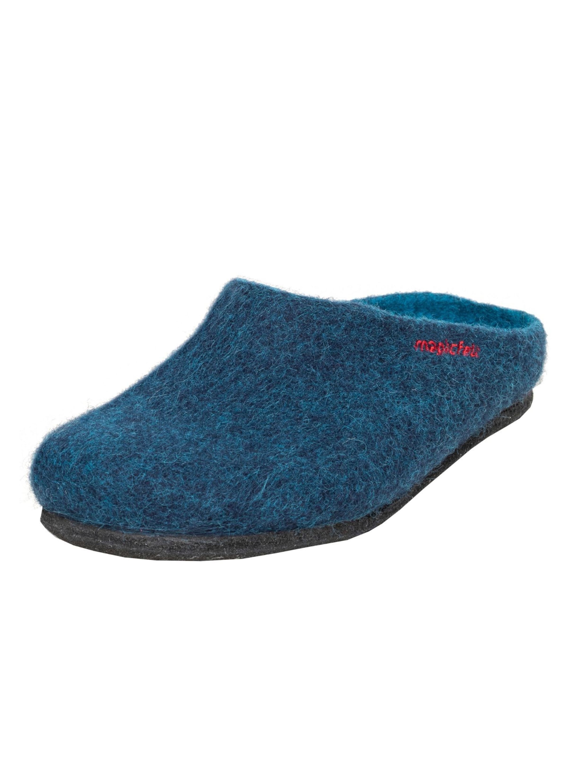 MagicFelt Hausschuh 'Filzpantoffel Magicfelt 709'‌‌‌‌‌‌‌‌‌‌ in Blau: Vorderseite