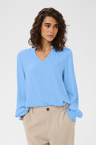 Kaffe Bluse 'Elly' in Blau: Vorderseite