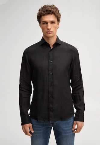 Coupe slim Chemise ' Pai ' JOOP! en noir : devant
