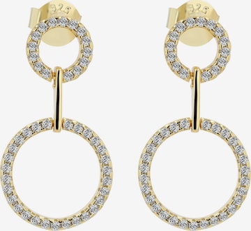 Akzent Earrings '"Caroline" aus 925 Sterlingsilber, rhodiniert, langlebig' in Gold: front