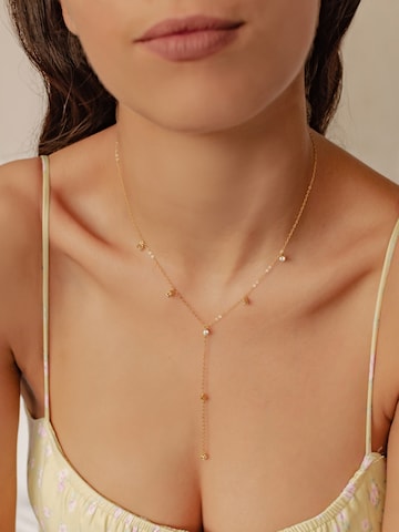 Hey Happiness Ketting 'Ellipse' in Goud: voorkant