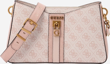 GUESS - Mala de ombro 'Ginevra' em rosa: frente