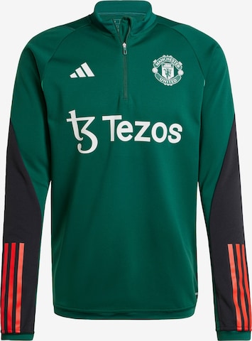 T-Shirt fonctionnel ' Manchester United Tiro 23 ' ADIDAS PERFORMANCE en vert : devant