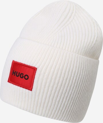 HUGO - Gorros 'Xaff 6' em branco: frente