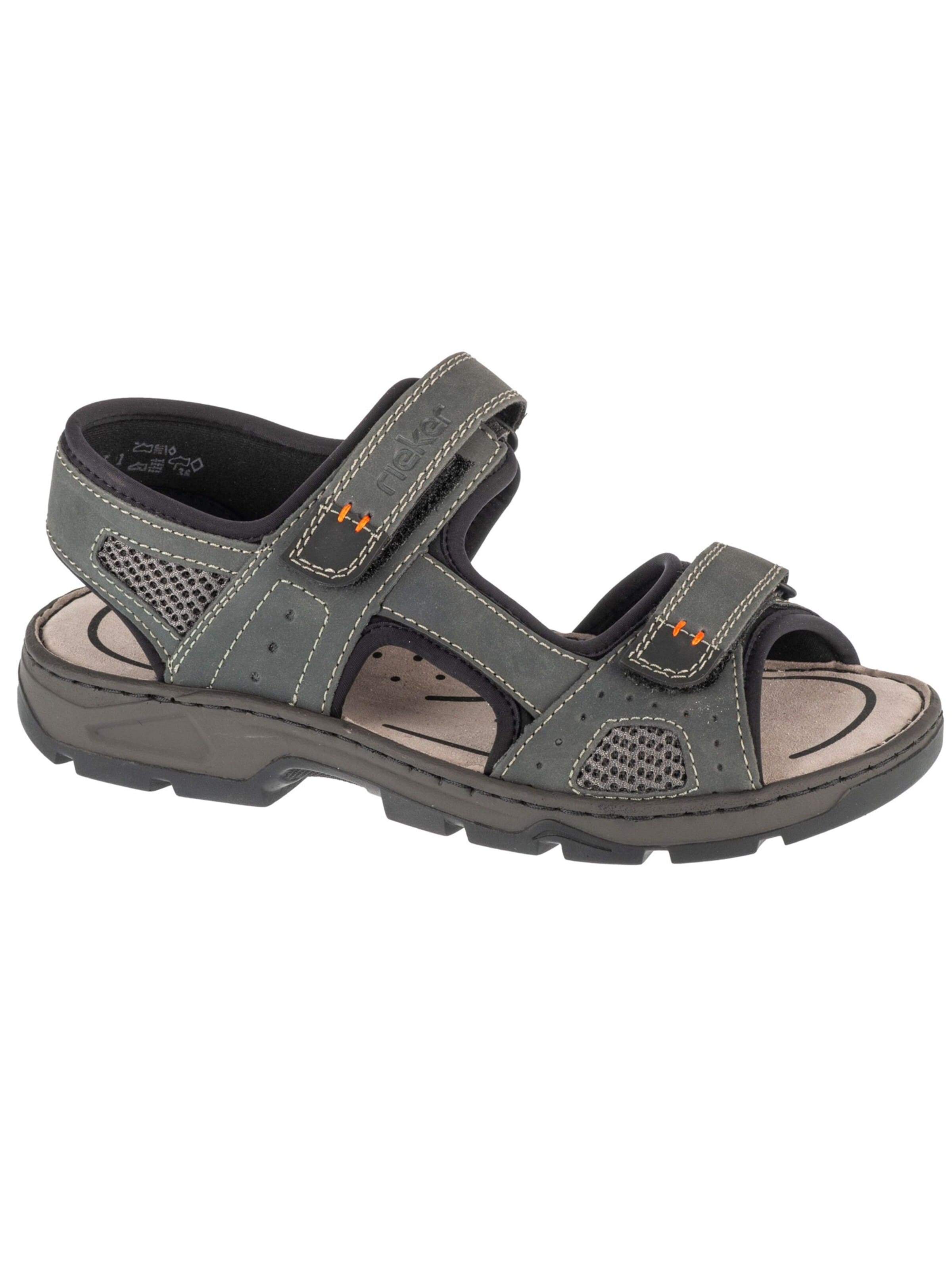 Rieker Trekking sandal in Grey: front