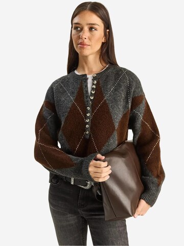 Bianco Lucci Pullover 'Pullover'‌‌‌‌‌‌‌ in Braun