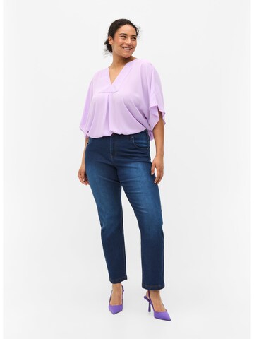 Zizzi Bluse 'Viola' in Lila