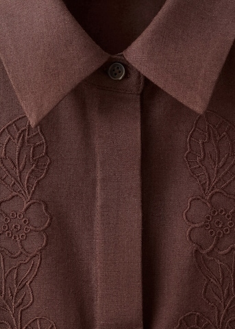 MANGO Kleid 'Bloomer-h' in Braun