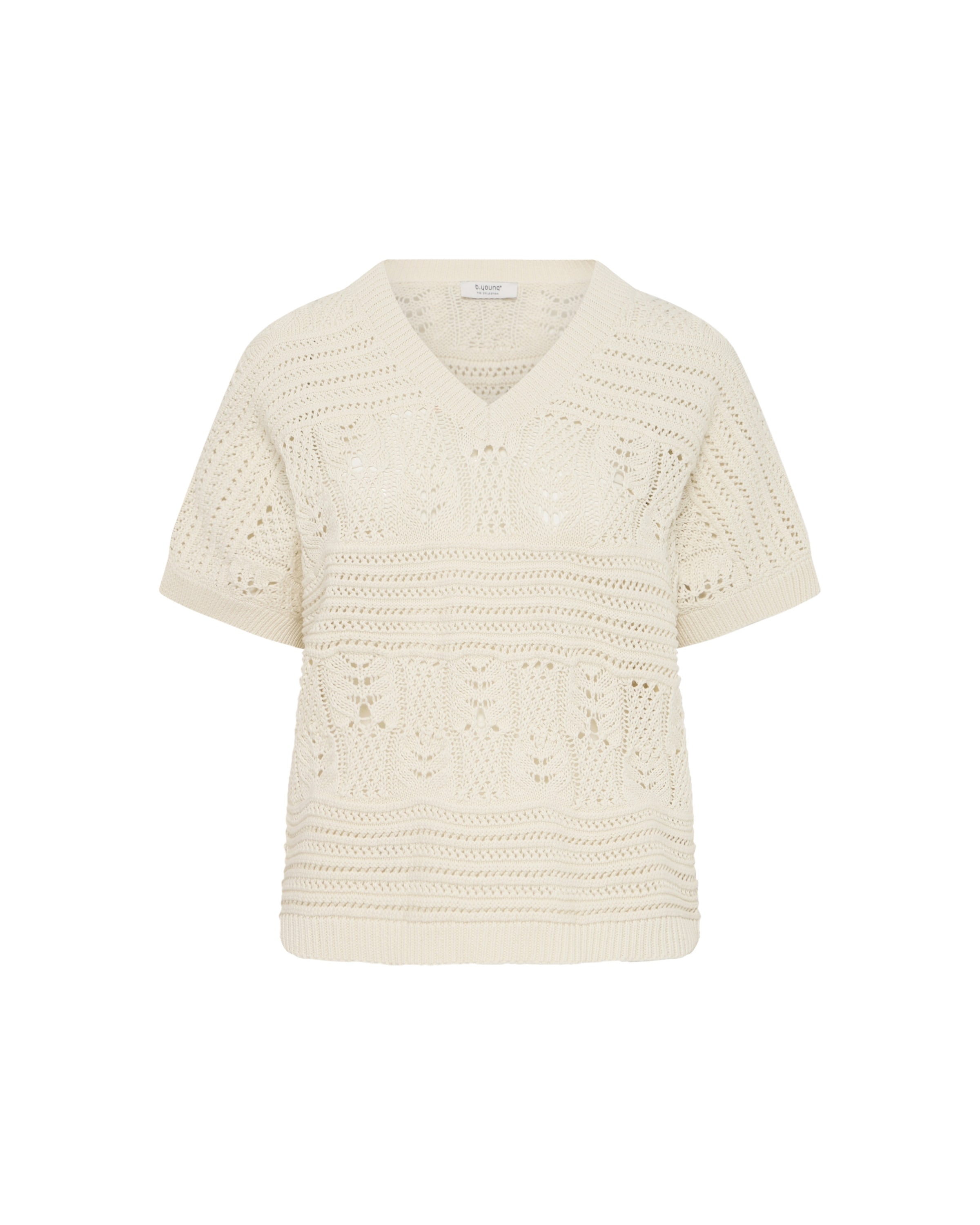 Pull-over b.young en beige : devant