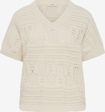 Pull-over b.young en beige : devant
