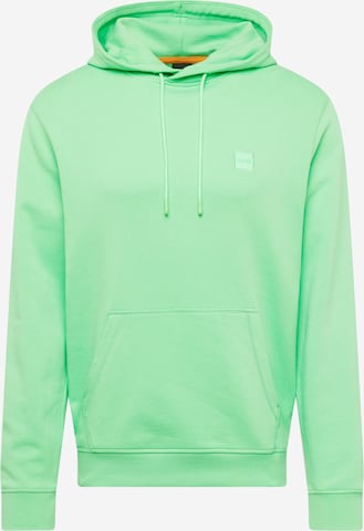BOSS Свитшот 'Wetalk' в Зеленый: спереди