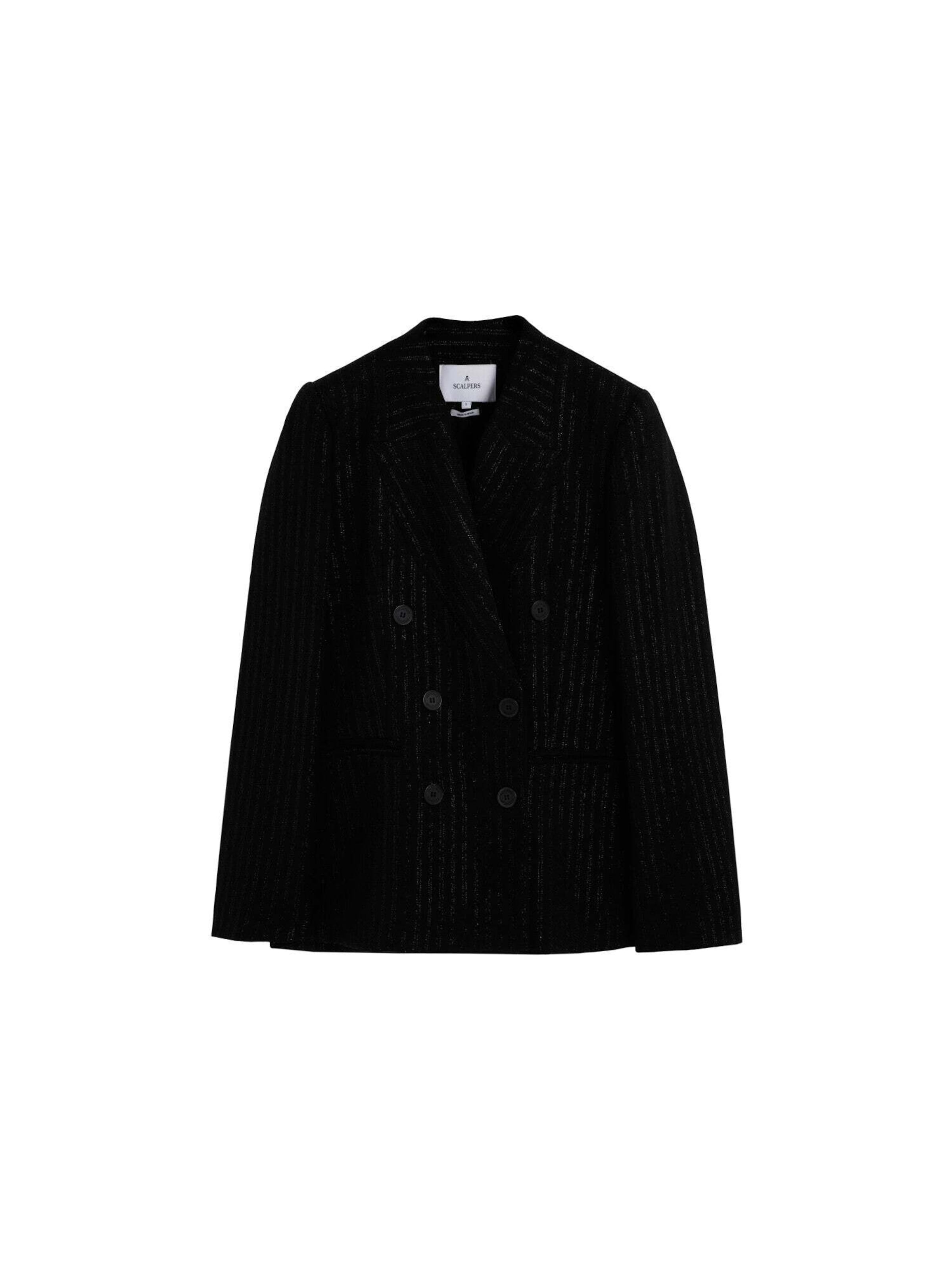 Scalpers Μπλέιζερ σε μαύρο: μπροστά