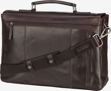 LEONHARD HEYDEN Document Bag 'Roma' in Brown