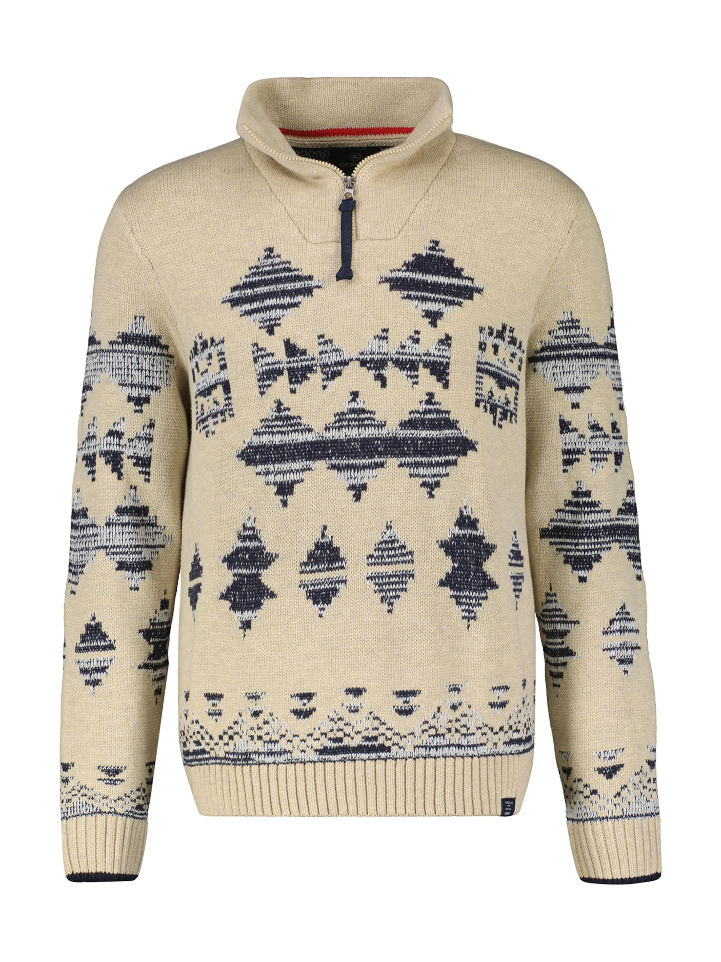 LERROS Pullover in Beige: Vorderseite