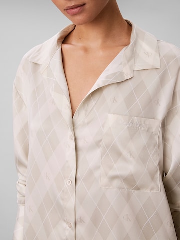 Chemise de nuit Calvin Klein en beige