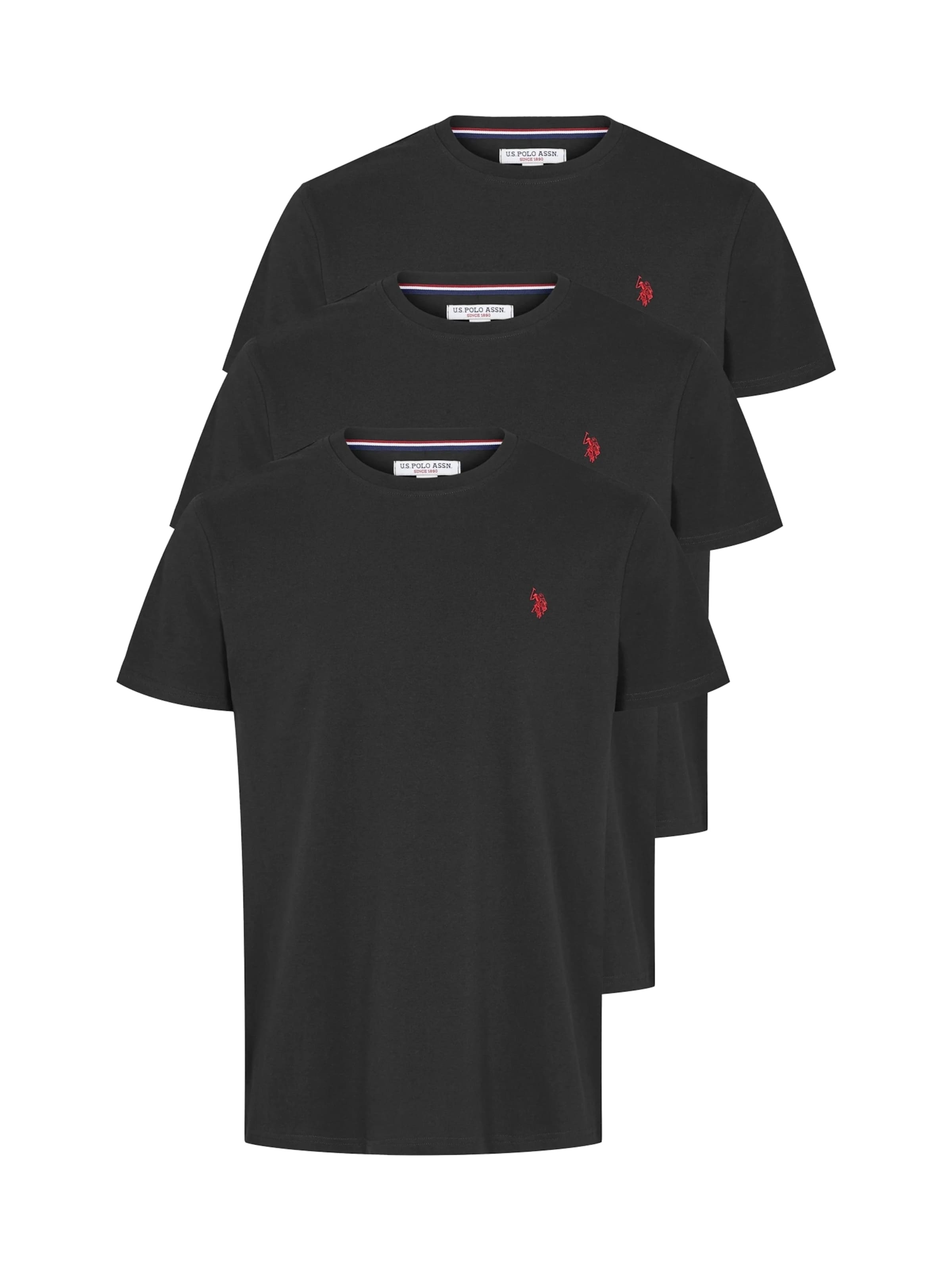 U.S. POLO ASSN. Regular Fit Skjorte 'Arjun' i sort: forside