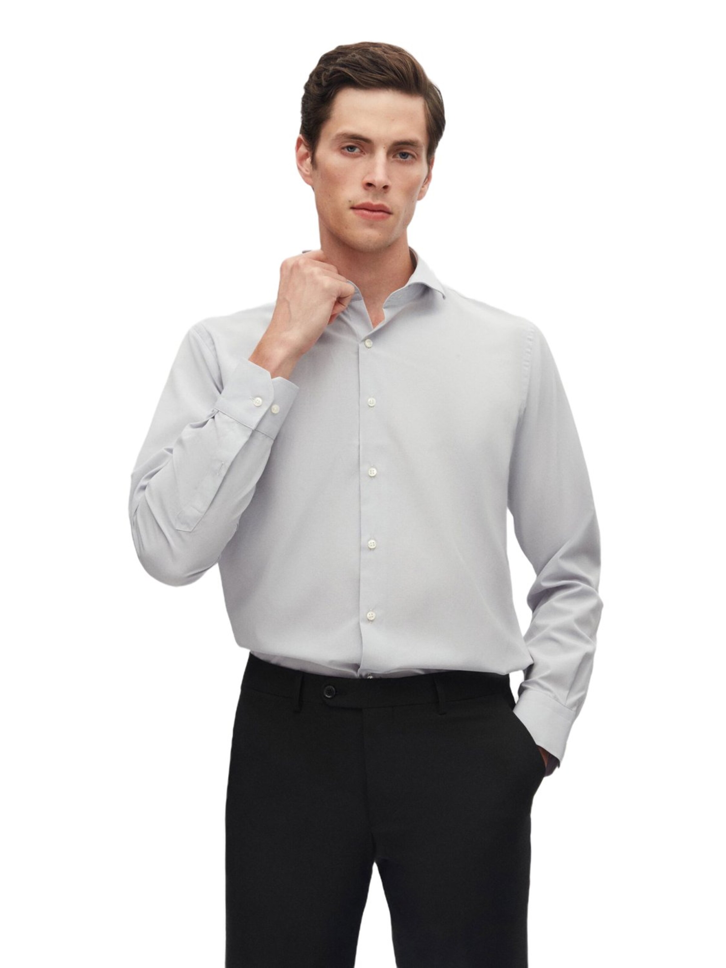 D’S Damat Regular fit Overhemd in Zwart