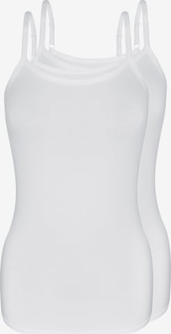sassa Undershirt 'LOVELY SKIN' in White: front