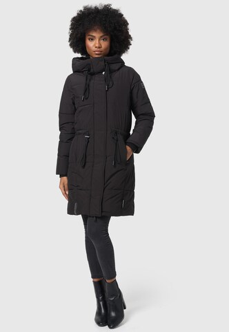 NAVAHOO Winter coat 'Zuckertatze XIV' in Black