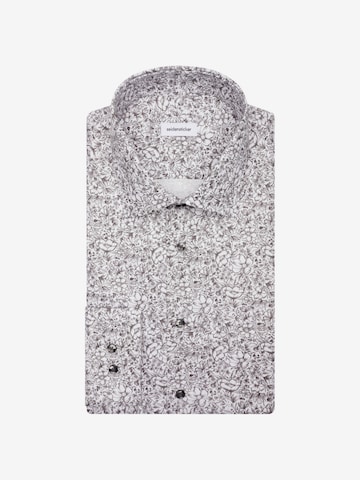 SEIDENSTICKER Regular fit Business Shirt in Grey