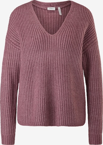 Pull-over s.Oliver BLACK LABEL en violet : devant