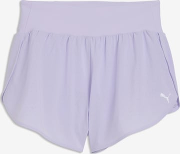 Regular Pantalon de sport PUMA en violet : devant