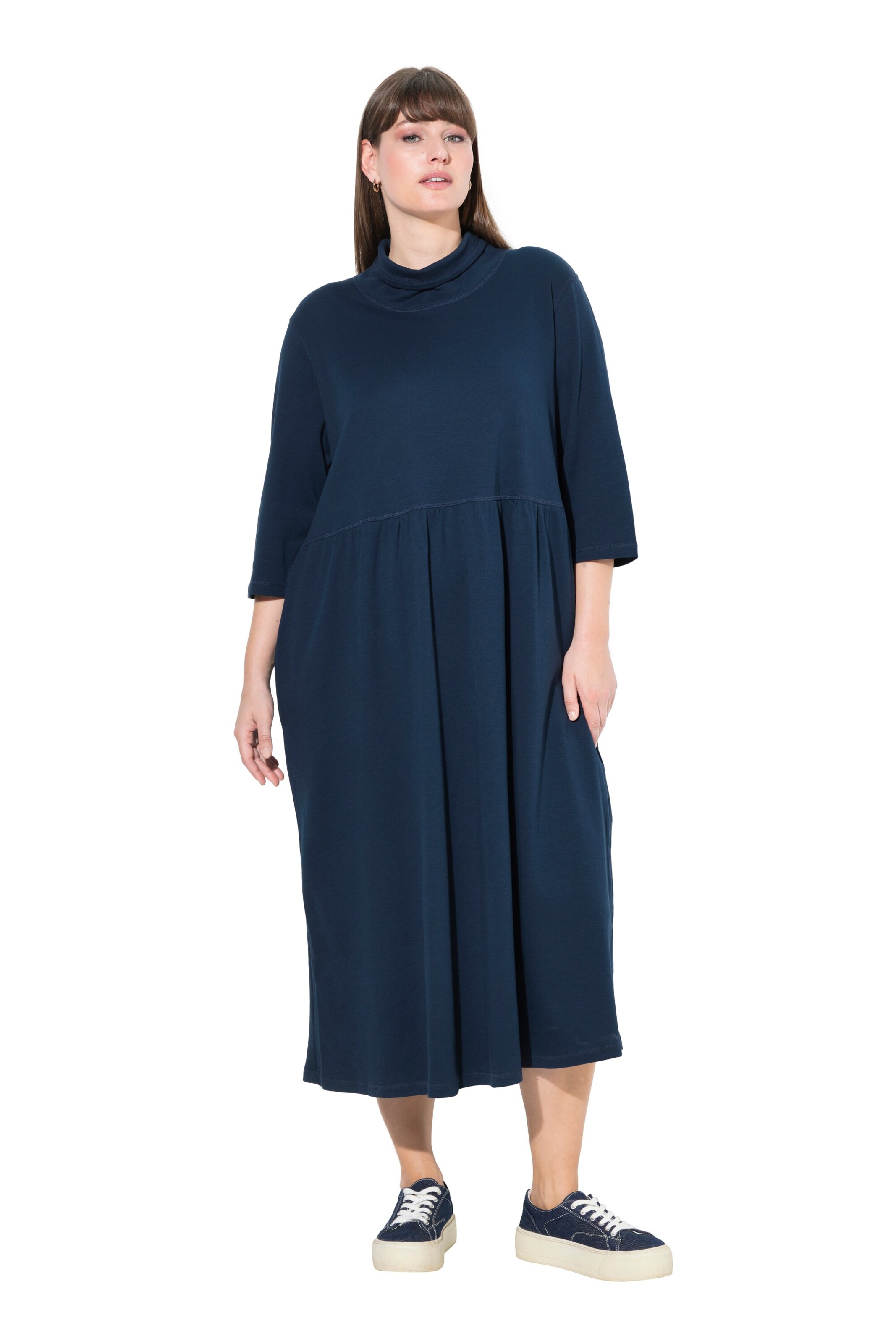 Ulla Popken Dress in Blue: front