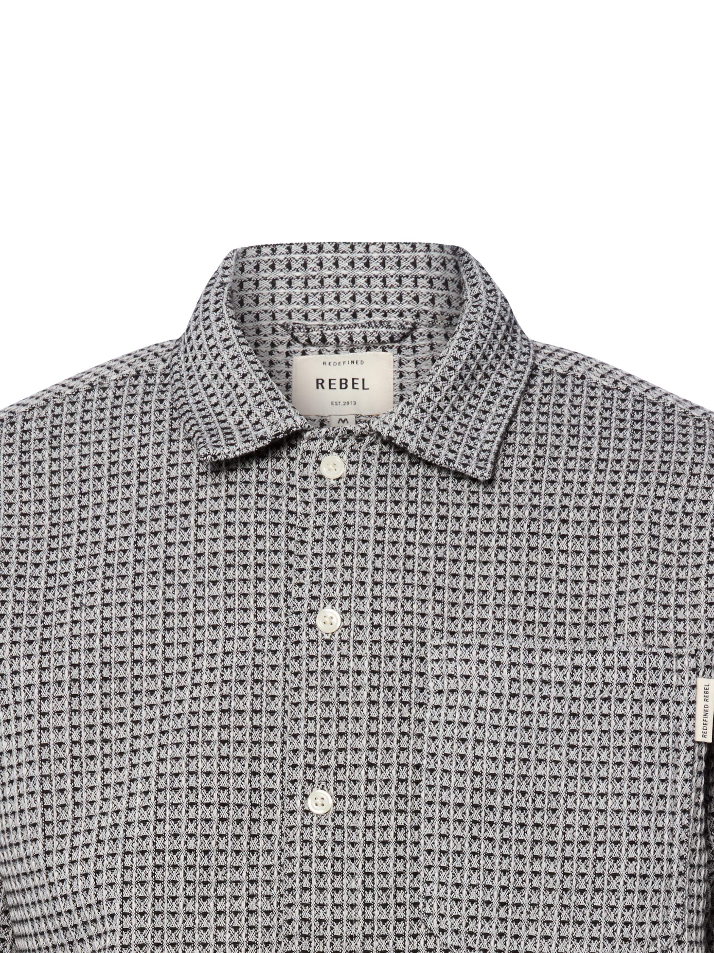 Coupe regular Chemise Redefined Rebel en noir