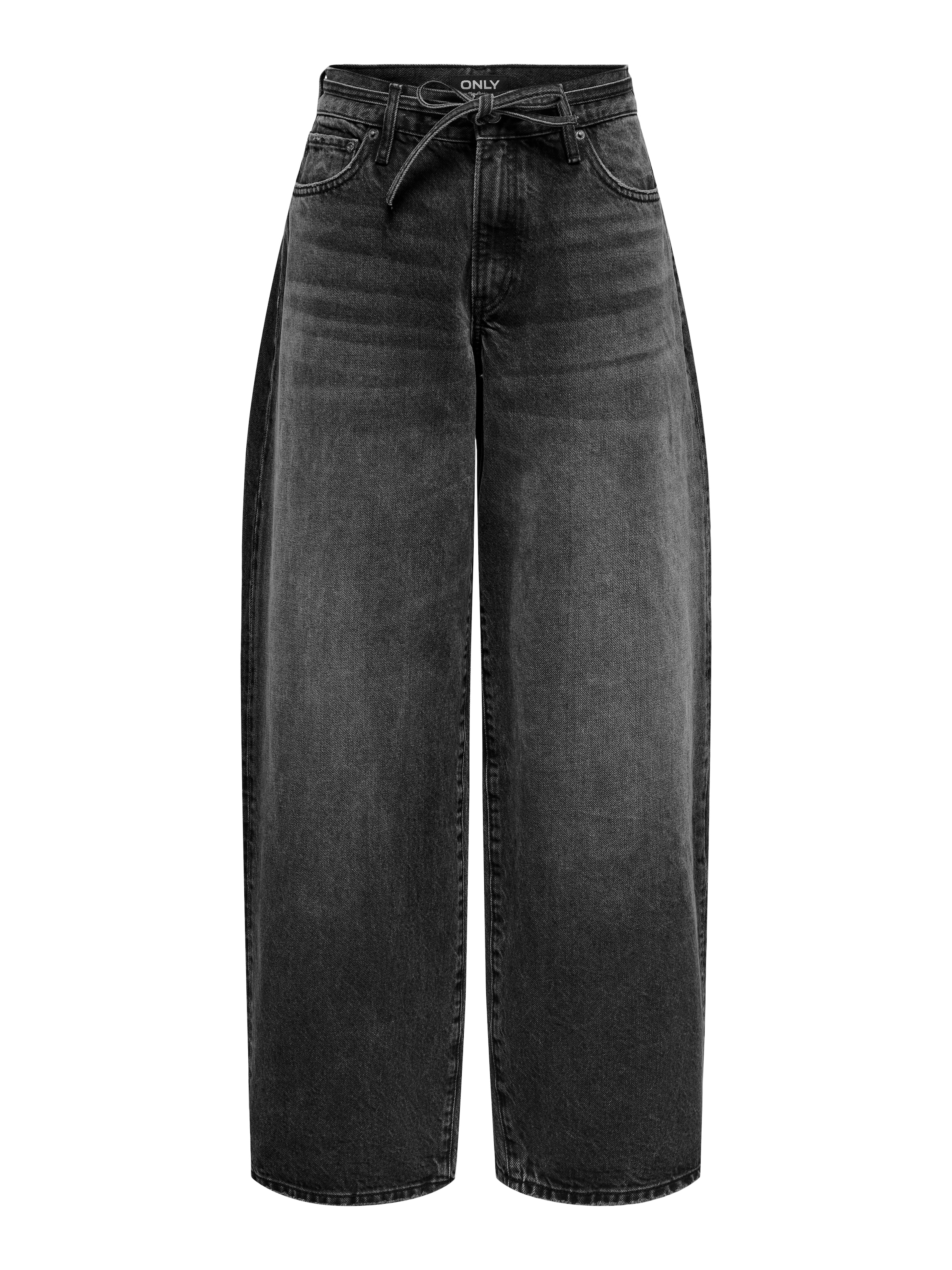 JJXX Wide leg Jeans 'Tokyo' in Black Denim | ABOUT YOU