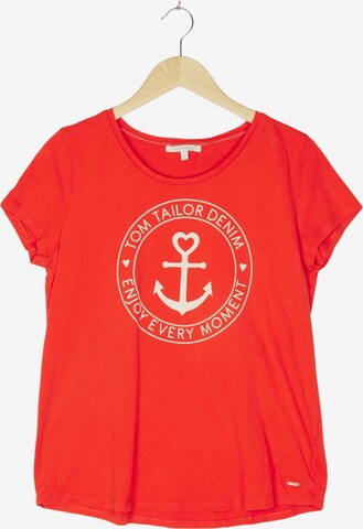 TOM TAILOR Top & Shirt in XL in Orange: front