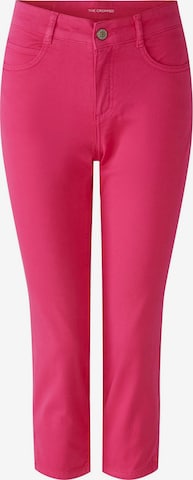 OUI Slim fit Pants in Pink: front