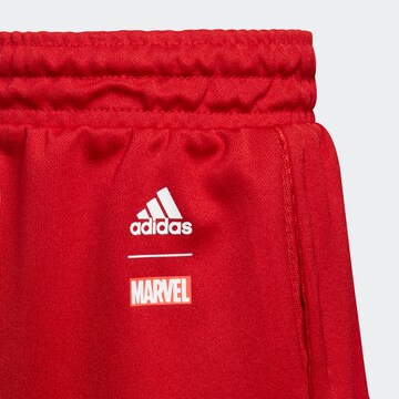 ADIDAS PERFORMANCE Tracksuit 'Marvel Iron Man' in Red