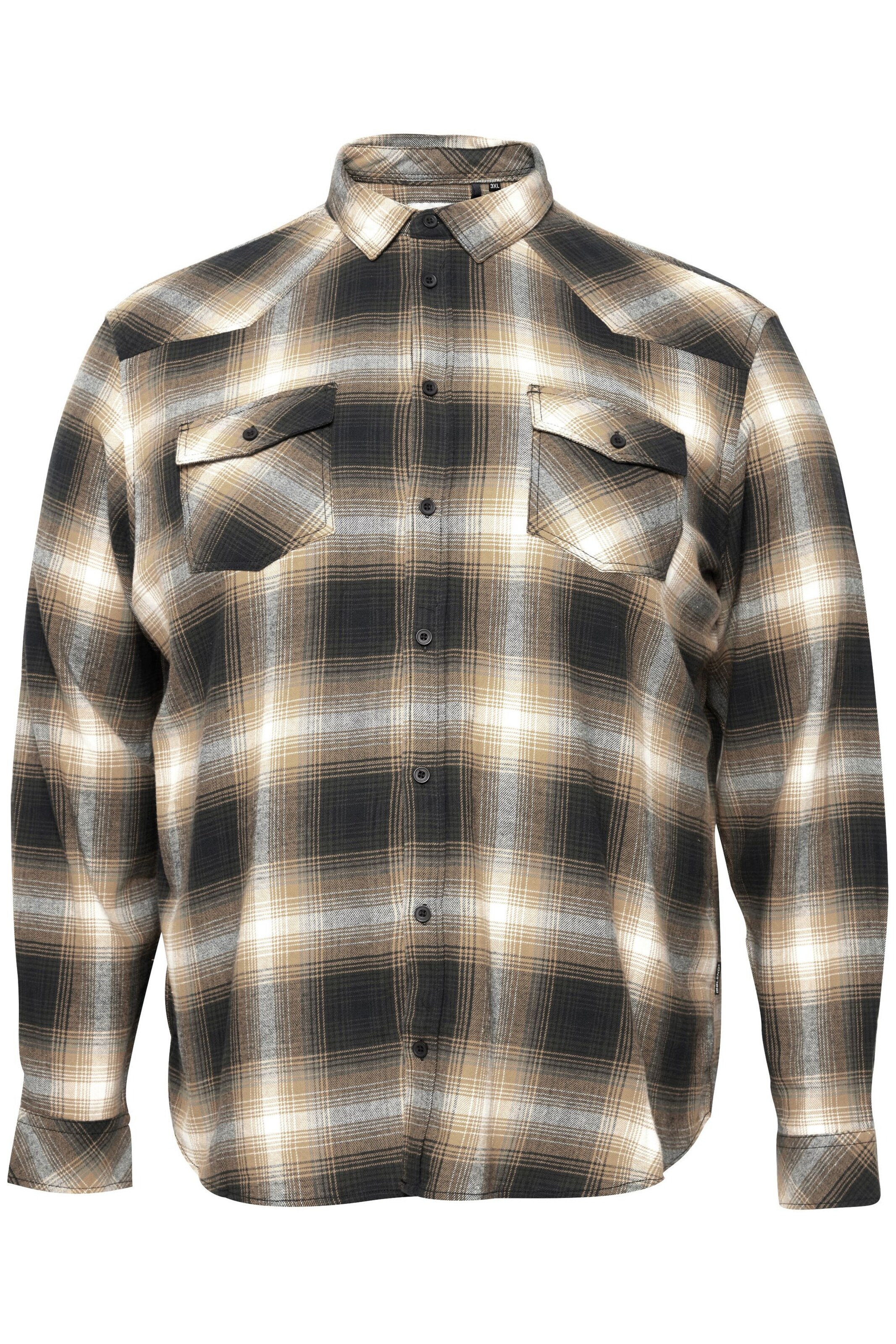 BLEND Hemd in Schwarz: Vorderseite